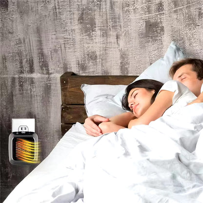 Mini Chauffage Électrique – Chauffage Mural Compact avec Télécommande