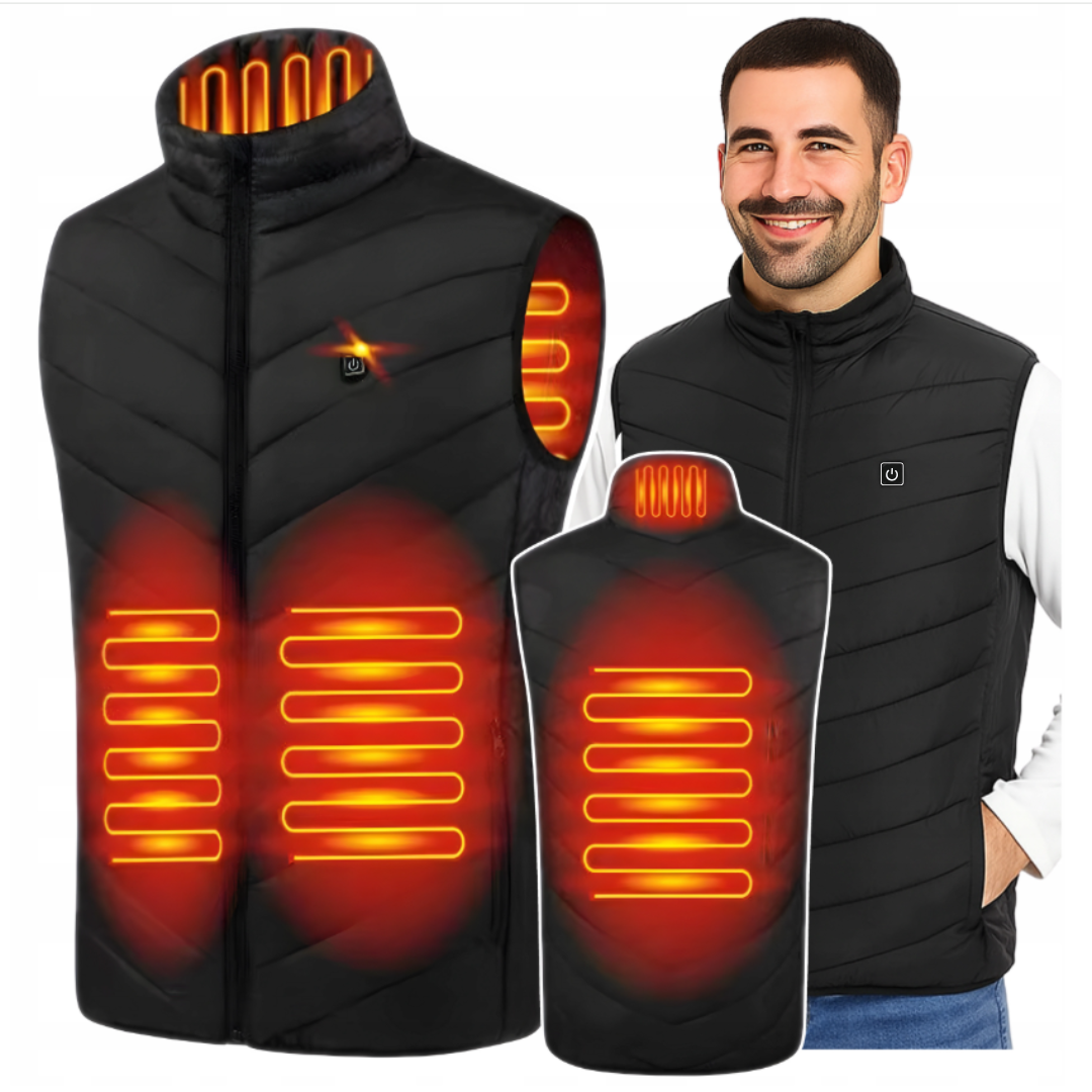 USB Heated Vest – 3 Heat Levels &amp; Lightweight Fabric