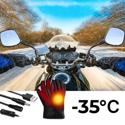 USB Heated Gloves – Fleece Lining &amp; Adjustable Heating