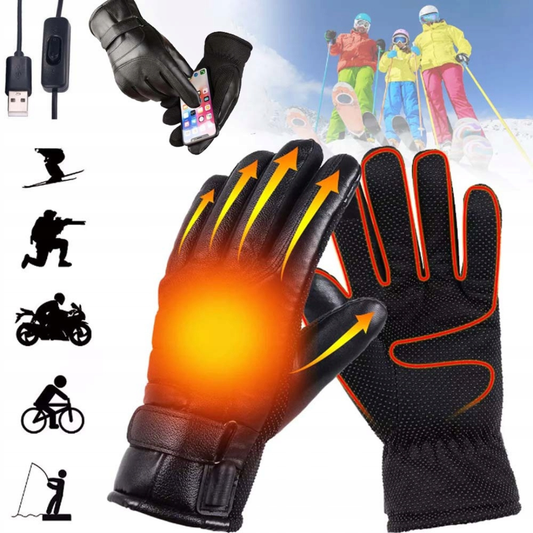 Gants Chauffants USB – Doublure Polaire & Chauffage Ajustable