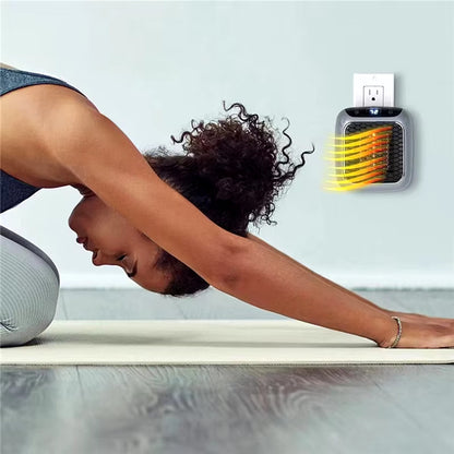 Mini Chauffage Électrique – Chauffage Mural Compact avec Télécommande