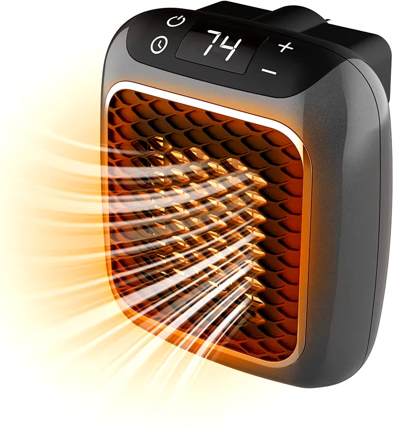 Mini Chauffage Électrique – Chauffage Mural Compact avec Télécommande
