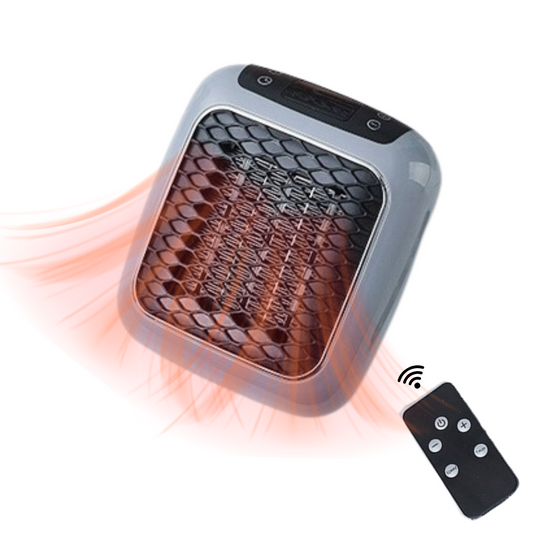 Mini Chauffage Électrique – Chauffage Mural Compact avec Télécommande