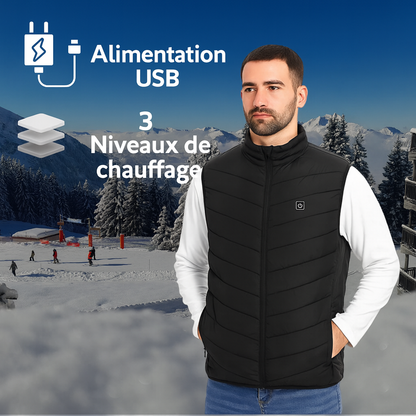 USB Heated Vest – 3 Heat Levels &amp; Lightweight Fabric