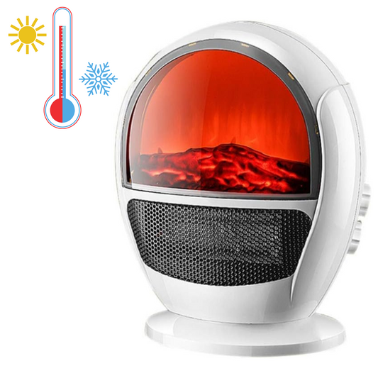 Petit Radiateur Électrique – Mini Chauffage 2-en-1 Compact & Portable