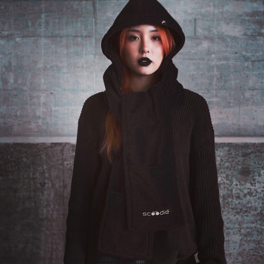 Écharpe à Capuche Amovible en Polaire – Scoodie 2-en-1